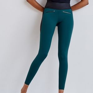 ADAY M Throw It Higher Leggings Teal